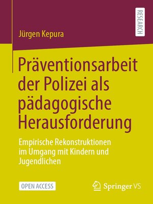 cover image of Präventionsarbeit der Polizei als pädagogische Herausforderung